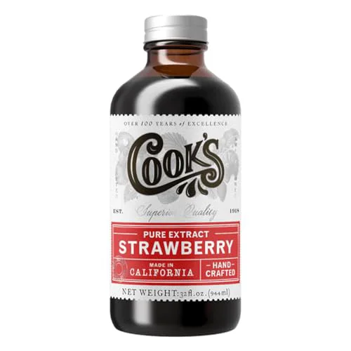 Eco-Friendly Strawberry Extract for Baking 32 Fl Oz Exceptional