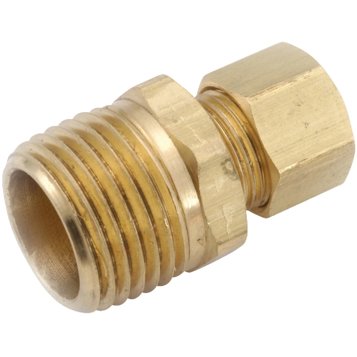 Enhanced Anderson Metals 7 8 In. x 3 4 In. Brass Male Union Compression Adapter Exceptional