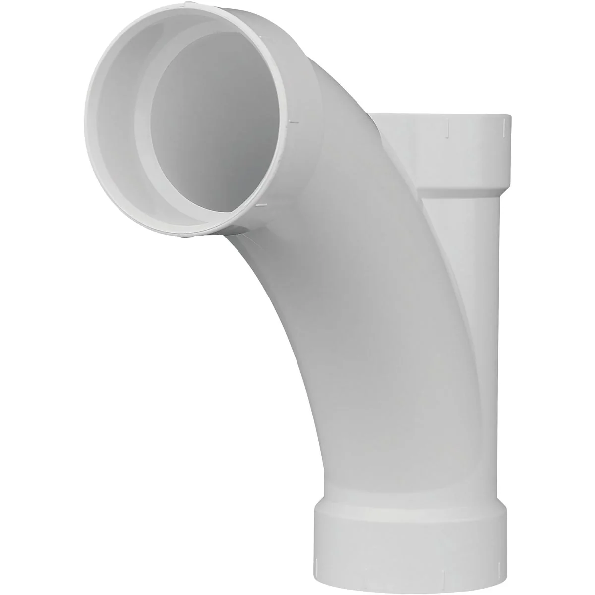 Soft Charlotte Pipe 4 In. Tee-Wye DWV PVC Tee Crafted