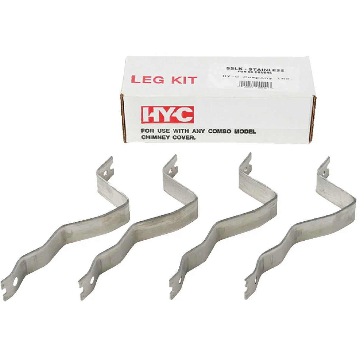 Original Shelter Stainless Steel Chimney Cap Leg Kit Recyclable