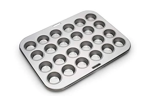 Fashionable Stainless Steel Mini Muffin Cupcake Pan Safe