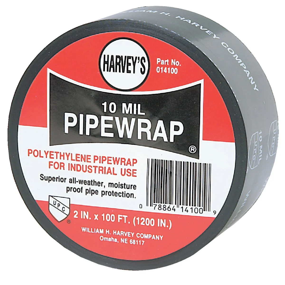 Organic Harvy 2 In. W. X 100 Ft. L. X 10 Mil. Thick Pipe Wrap Premium Material