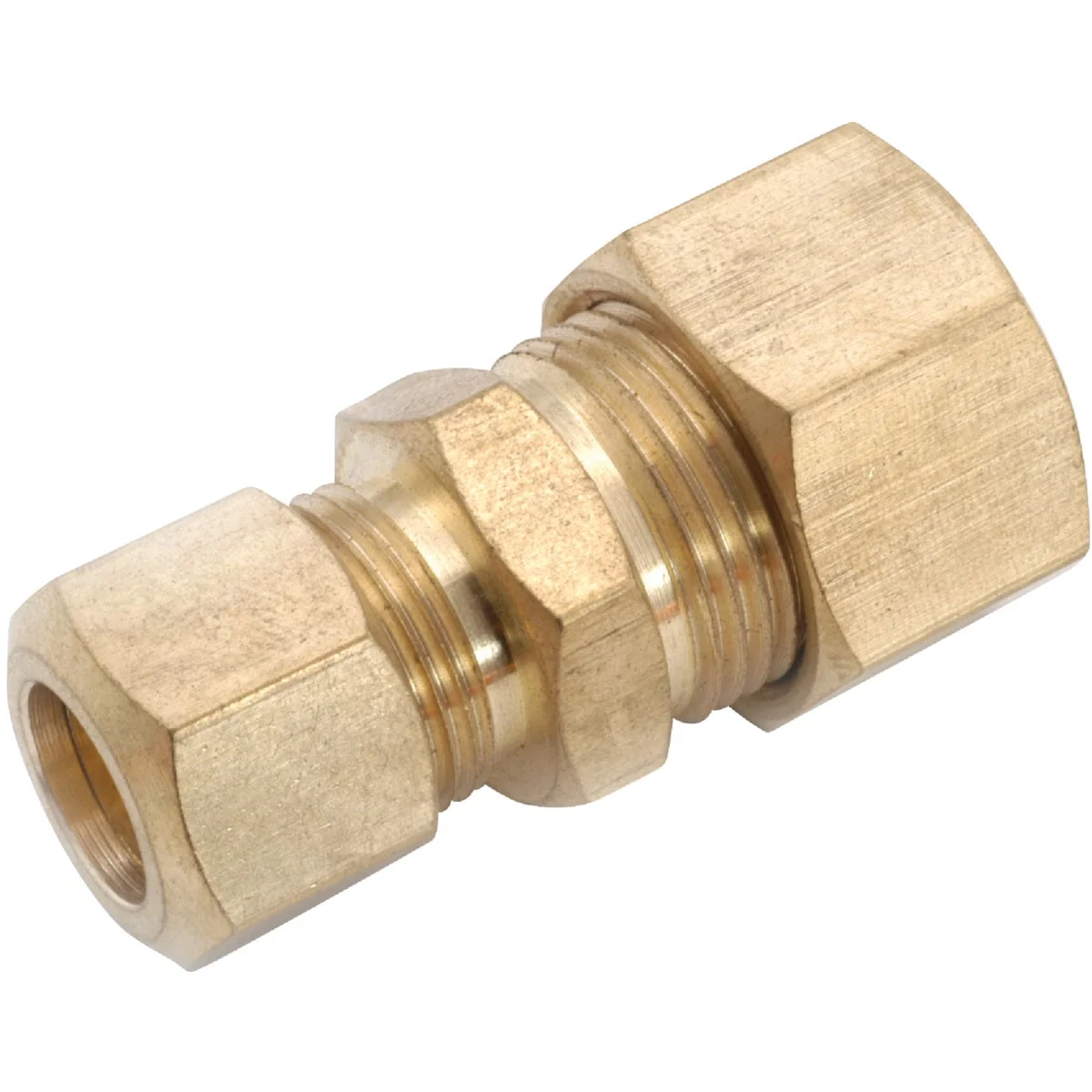 Genuine Anderson Metals 5 8 In. x 3 8 In. Brass Low Lead Compression Union Top-Quality