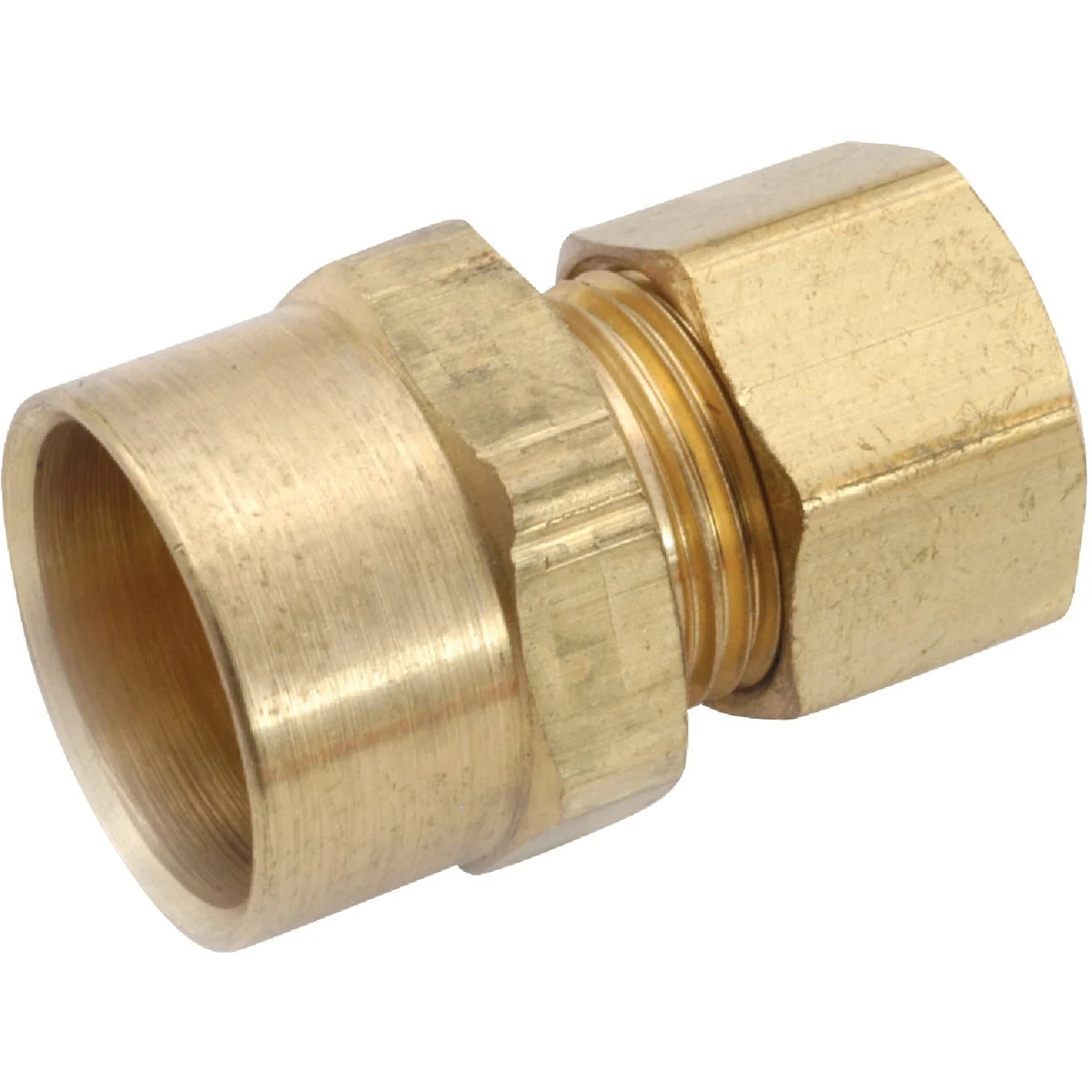 Secure Anderson Metals 5 8 In. x 3 8 In. Brass Sweat Adapter Fine Crafted