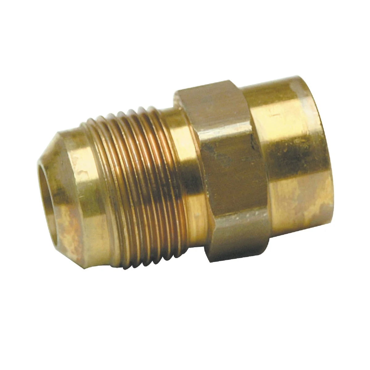 Elite Dormont 5 8 In. OD Male Flare x 1 2 In. FIP Zinc-Plated Carbon Steel Adapter Gas Fitting Bulk Genuine