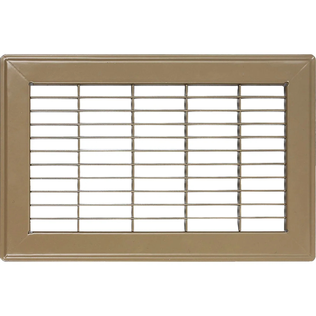 Reusable Accord 10 In. x 12 In. Brown Steel Floor Register Verified