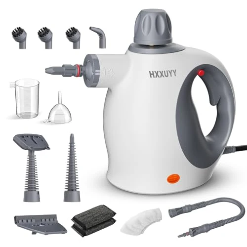 Organic Multi Surface Handheld Pressurized Steam Cleaner with 13 PCS Accessory 13 Count Smooth
