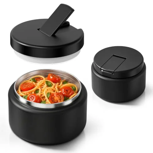 Eco-Friendly 13.5oz Soup Thermo for Hot Food Kids with Buckle Lid Insulated Vacuum Food Jar Wide Mouth Leakproof Stainless Steel Lunch Container Effective