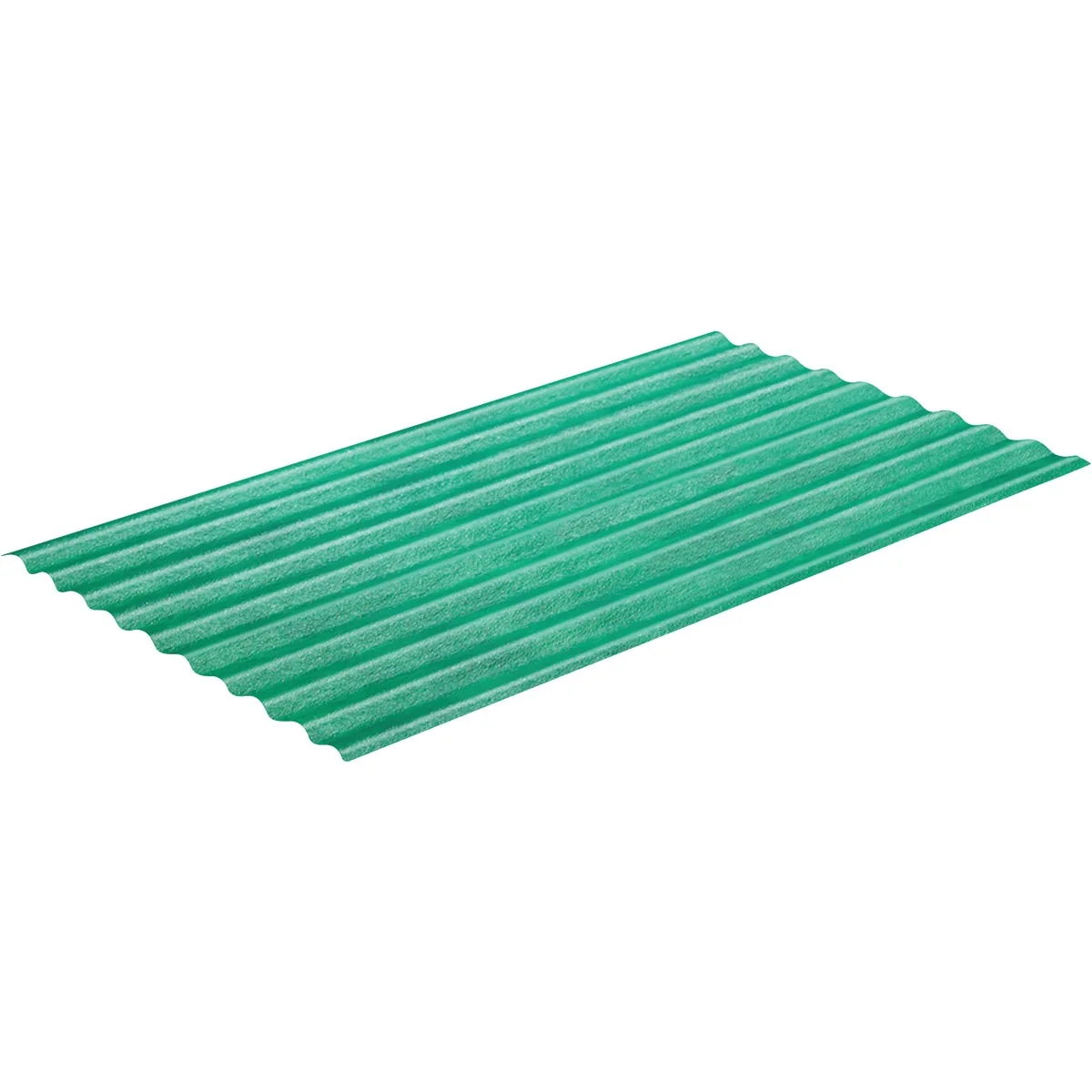 Excellent Sequentia WeatherGlaze 26 In. x 12 Ft. Green Round 1-Sided Fiberglass Corrugated Panels Functional
