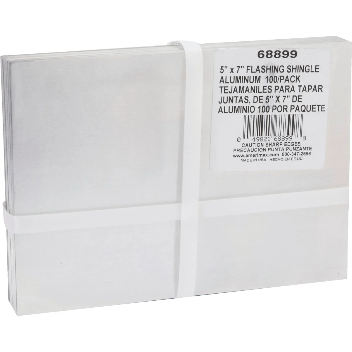 Next-Generation Amerimax 5 In. x 7 In. Mill Aluminum Step Flashing Shingle 100 Count Long-Lasting