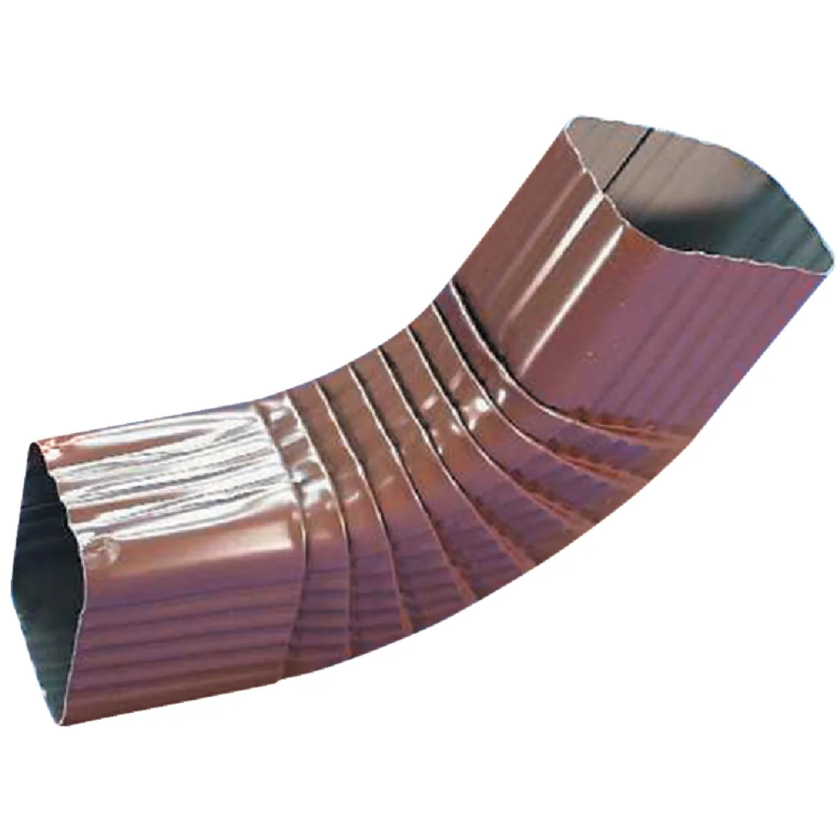 Premium Material Spectra Metals 2 x 3 In. Aluminum Brown Side Downspout Elbow Unique