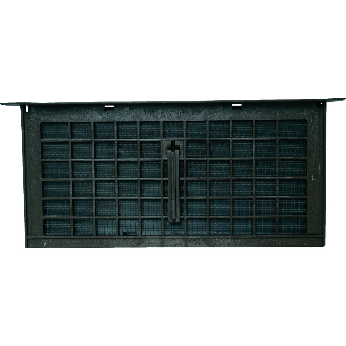 Pure Witten PMD-1 8 In. x 16 In. Black Manual Foundation Ventilator with Damper and Lintel Exclusive