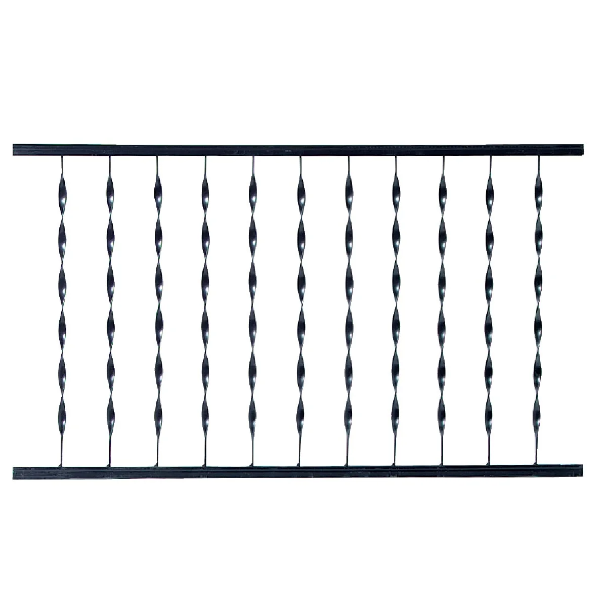 Recyclable Gilpin Windsor Plus 32 In. H. x 4 Ft. L. Wrought Iron Railing Versatile