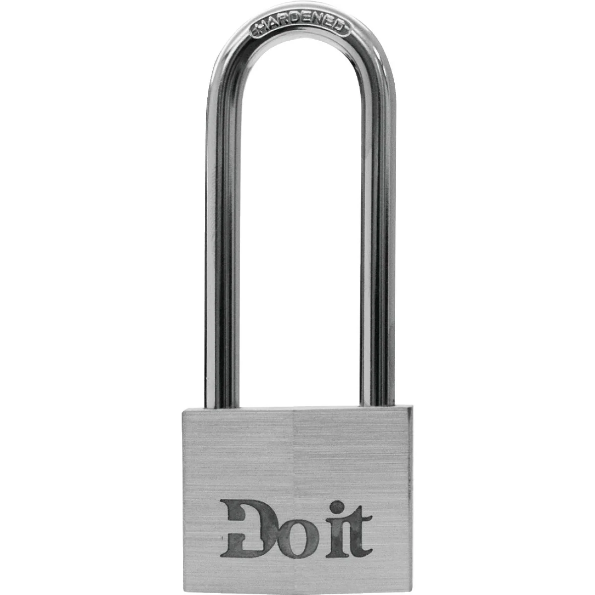 Classic Do it 1-1 2 In. W. Long Shackle Aluminum Padlock Minimalist