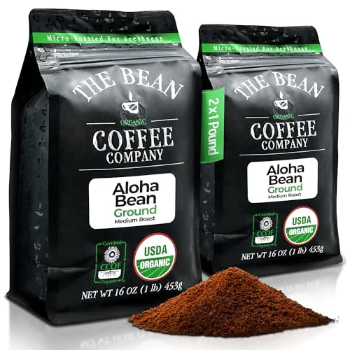 Efficient The Bean Organic Coffee Co. Aloha Bean Hazelnut 32 Ounce Fast