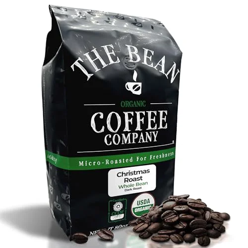 Superior The Bean Organic Coffee Co. Christmas Roast 80 Ounce Smart