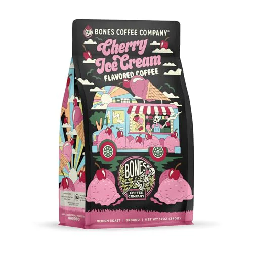 Traditional Cherry Ice Cream Flavored Coffee 12 Ounce Healthy