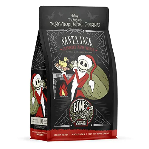Luxury The Nightmare Before Christmas Santa Jack Flavored Coffee Beans 12 Ounce Prestigious