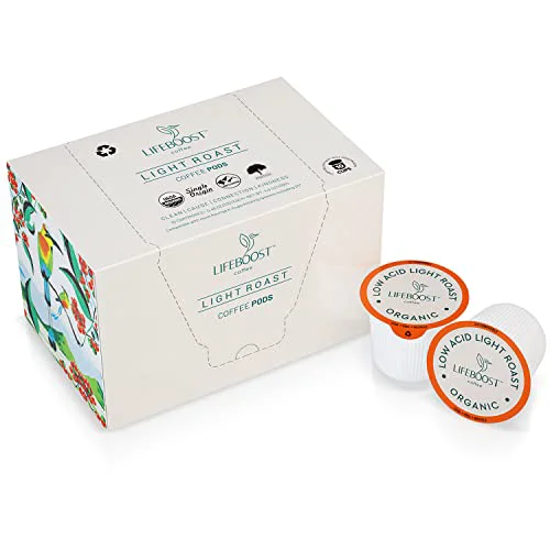Superior Light Roast Low Acid Coffee Pods 10 Count Modern