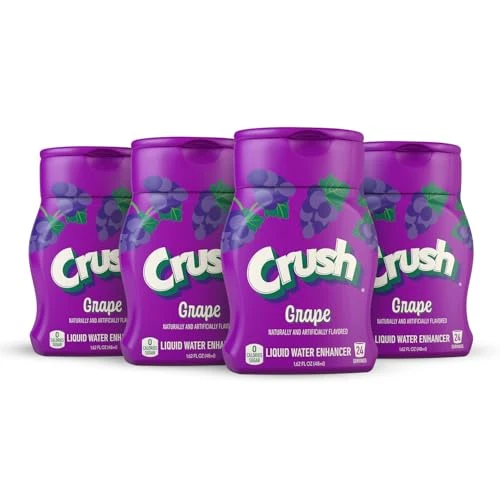 Soft Grape Liquid Water Enhancer 4 Count User-Friendly