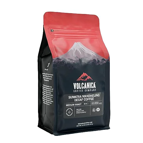 Top-Quality Sumatra Mandheling Decaf Coffee Beans 16 Ounce Prestigious
