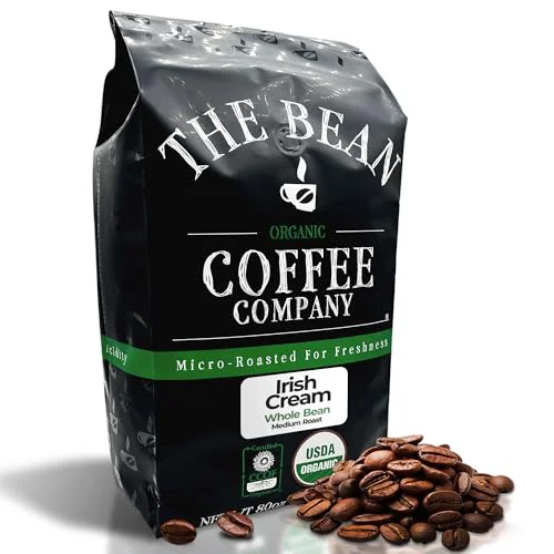 Powerful The Bean Organic Coffee Co. Irish Cream 80 Ounce Trendy