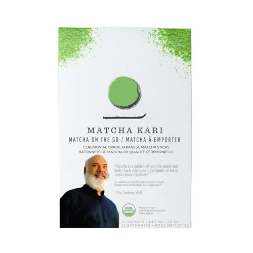 Fast Dr. Weil Matcha Kari Organic Matcha Sticks 12 Count Minimalist