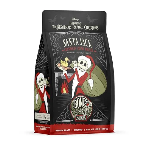 Luxury The Nightmare Before Christmas Santa Jack Flavored Coffee Beans 12 Ounce Trendy