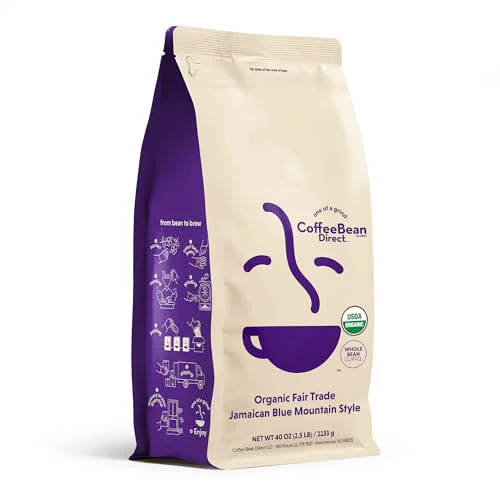 Breathable Organic Fair Trade Jamaican Blue Mountain Style 40 Ounce Prestigious