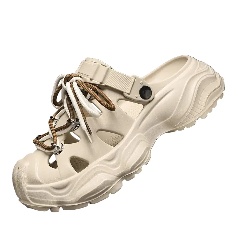 Eco-Friendly Men's Casual Platform EVA Clogs Sandals Lightweight Waterproof Slides Relaxed