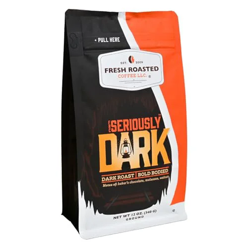 Contemporary Seriously Dark Artisan Blend Whole Bean Coffee 12 Ounce Original