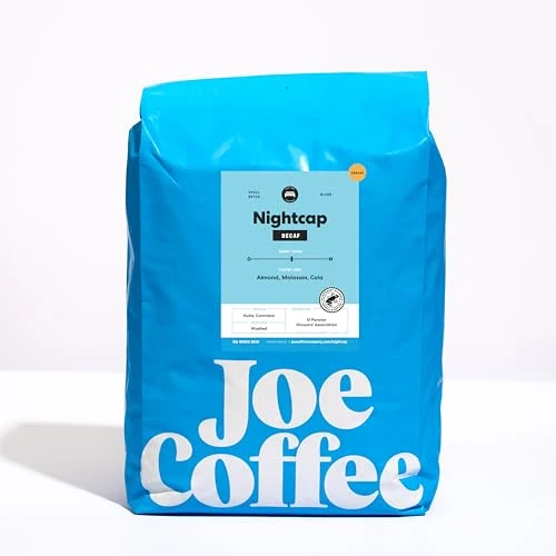 Enhanced Nightcap Decaffeinated Ground Specialty Coffee 80 Ounce Organic
