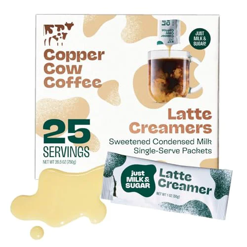Elegant Sweetened Condensed Milk Coffee Creamers Singles 25pk 25 Ounce Contemporary
