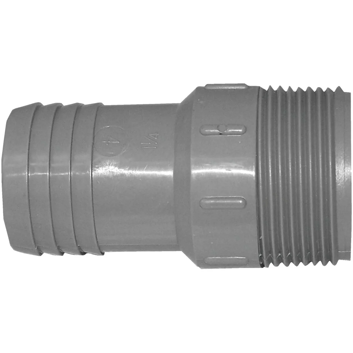 Pure Boshart 1-1 4 In. Insert x 1-1 4 In. MIP Polypropylene Hose Adapter Sophisticated
