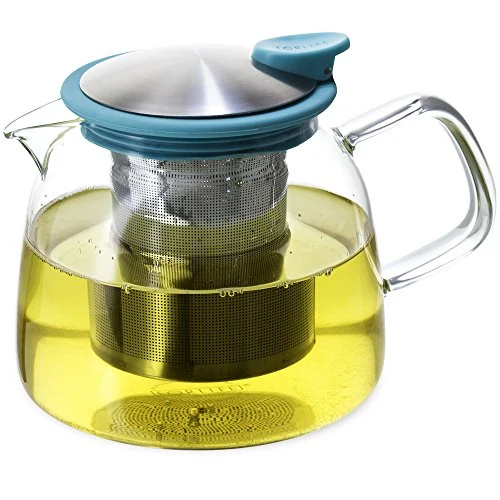 Prestigious Bell Glass Teapot with Basket Infuser Safe