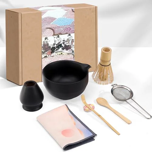 Powerful Matcha Whisk Set 8 Count Prestigious