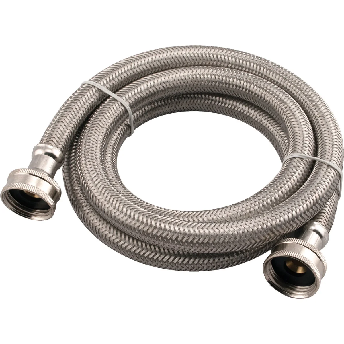 Official B K 5 Ft. Stainless Steel 125 psi Washing Machine Hose High-Grade
