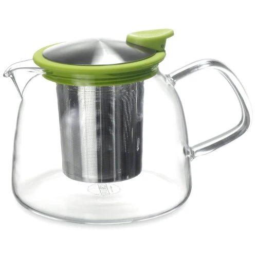 Official Bell Glass Teapot with Basket Infuser Efficient