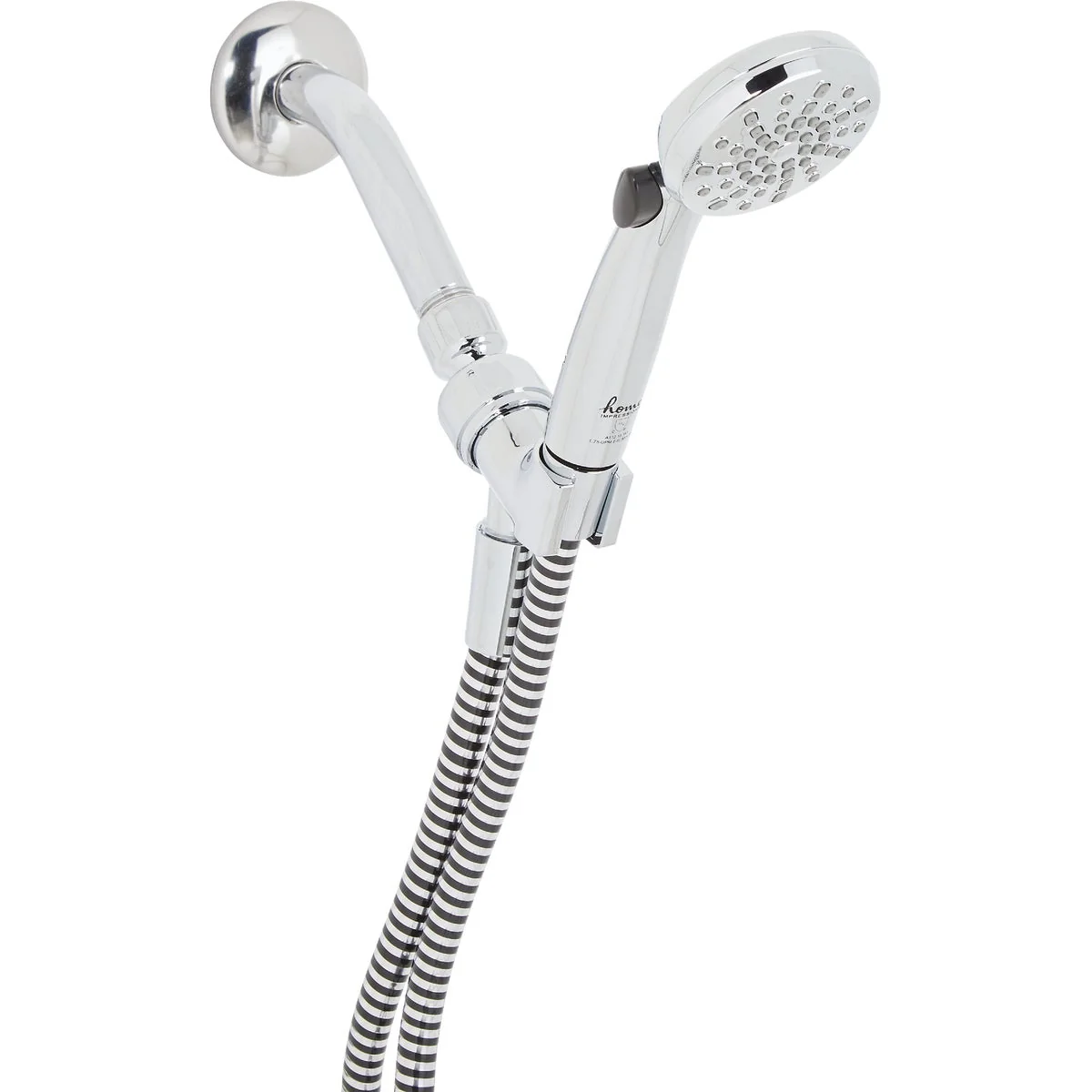 Stylish Home Impressions 2-Spray 1.8 GPM Handheld Shower Chrome Soft