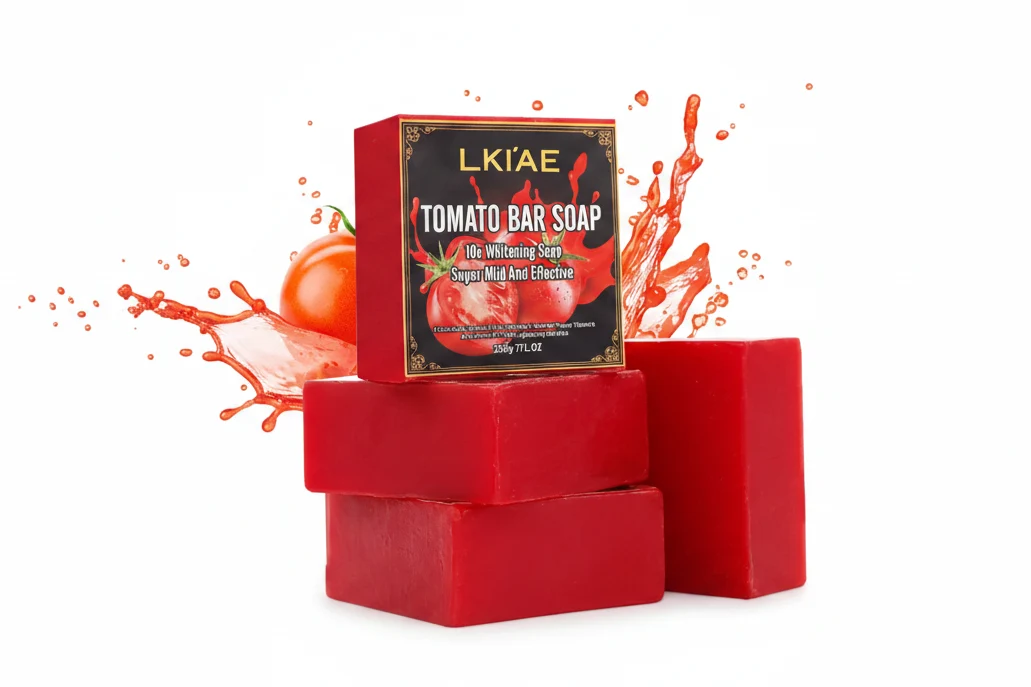 Crafted MULIVA 5 Piece Tomato Whitening Soap 7 oz for Face and Body Classic