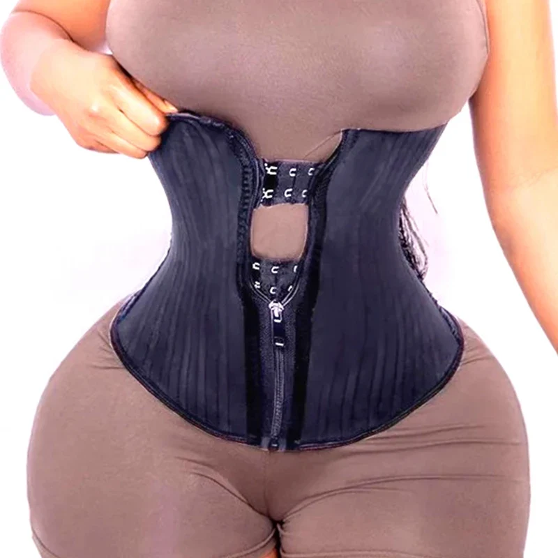 Breathable Latex Waist Trainer 25 Steel Bones Shapewear Tummy Control Belt World-Class