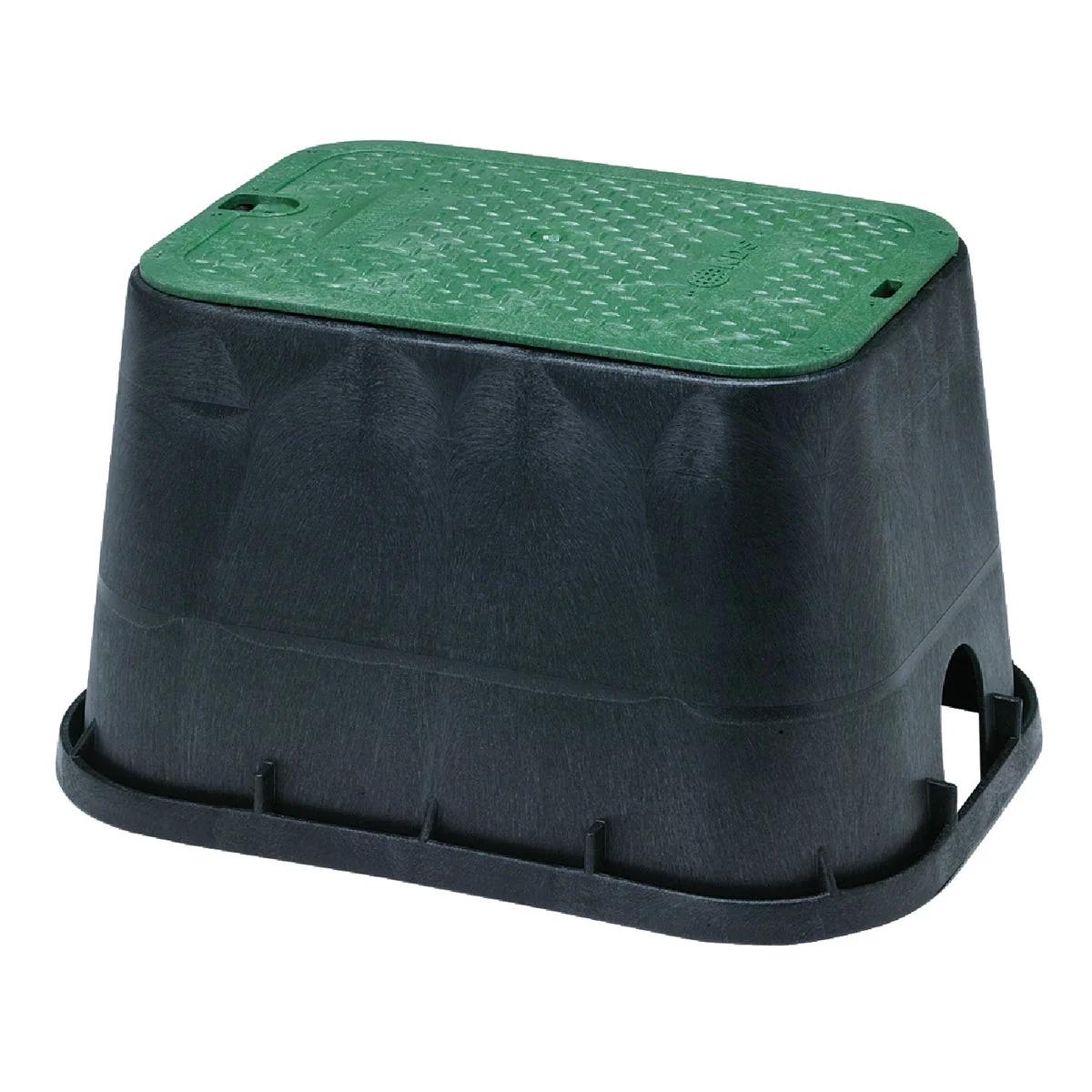 Expertly Made NDS 14 In. x 19 In. Standard Rectangular Black Green Valve Box with Cover Pure
