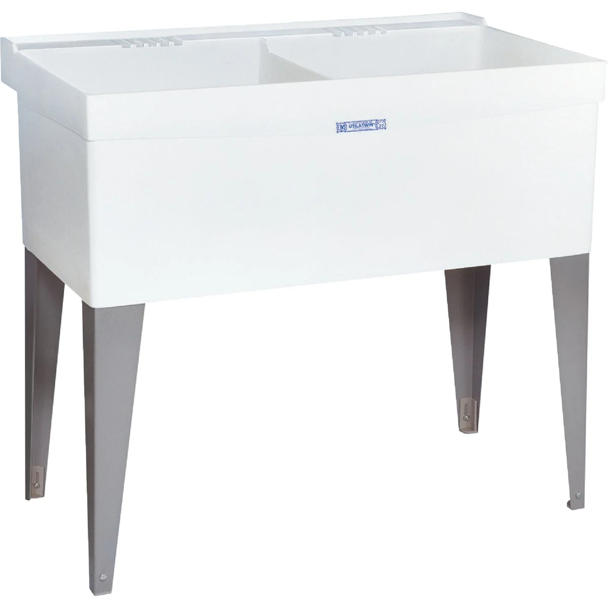 Smooth Mustee Utilatwin 38 Gallon 40 In. W x 24 In. L Double Laundry Tub Genuine