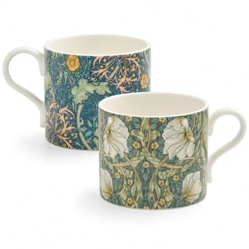 Green Morris Co 12 oz Mugs Safe