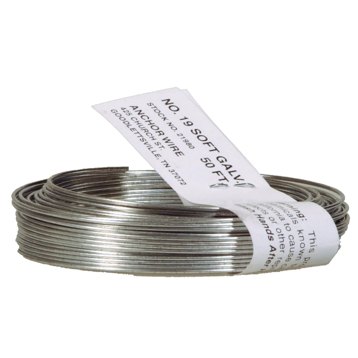 Traditional HILLMAN Anchor Wire 50 Ft. 19 Ga. Dark Annealed Steel Mechanics and Stovepipe General Purpose Wire Coil Detailed