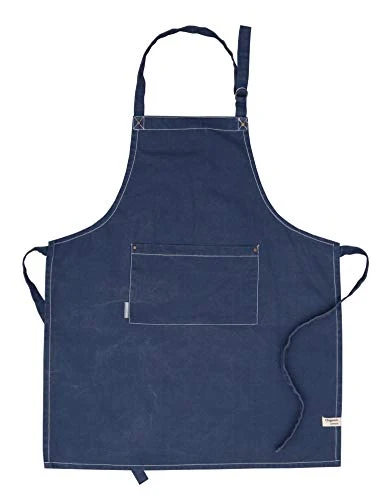 Sophisticated Cotton Solid Aprons for Women with Pocket Luxury