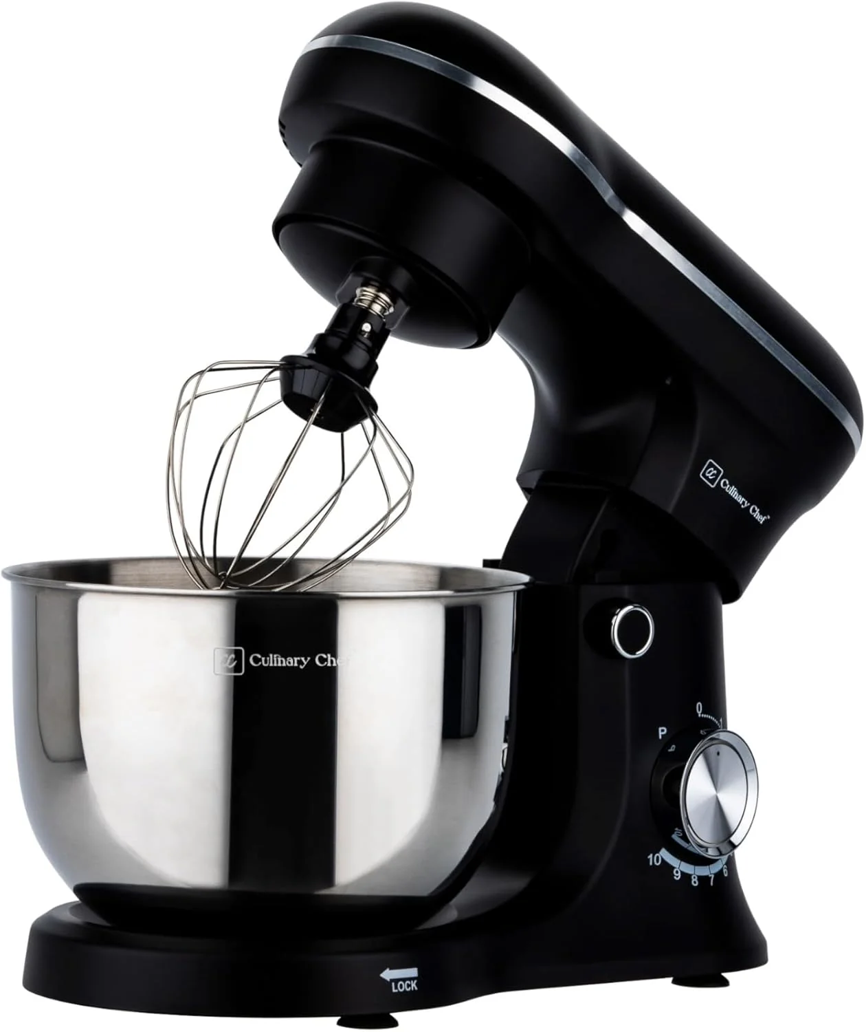 Sustainable 4.5L Retro Stand Mixer Black Minimalist