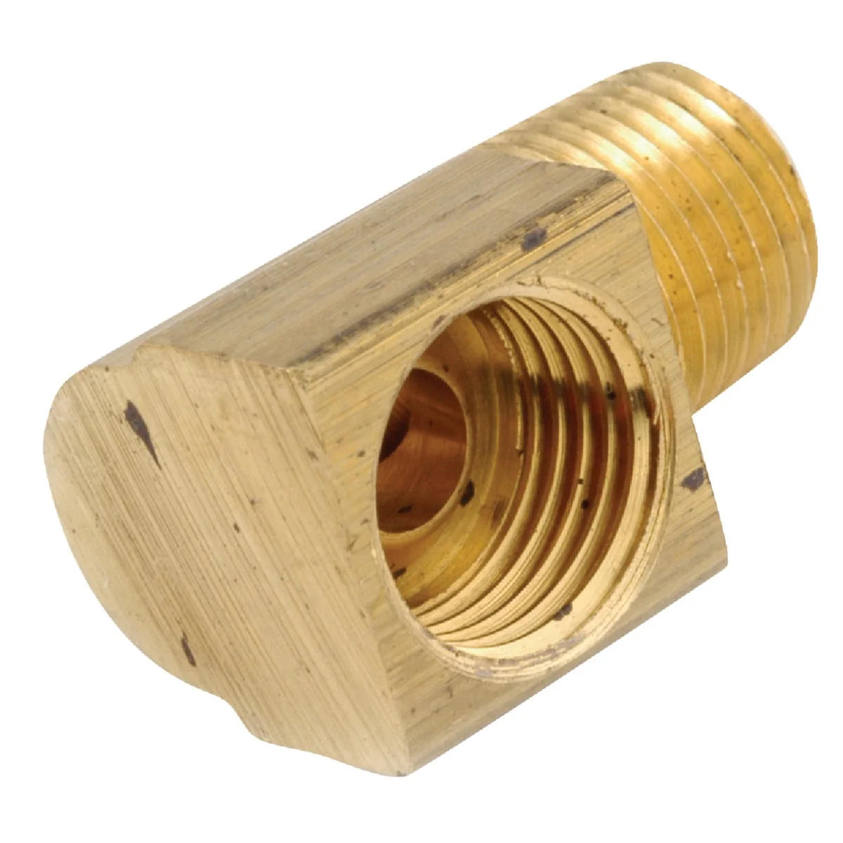 Safe Anderson Metals 5 16 In. x 1 4 In. Male 90 Deg. Inverted Flare Brass Elbow 1 4 Bend Prestigious