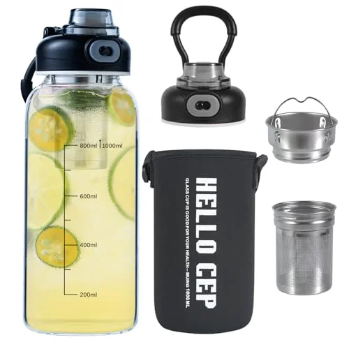 Pure 34oz tea bottle with infuser Relaxed