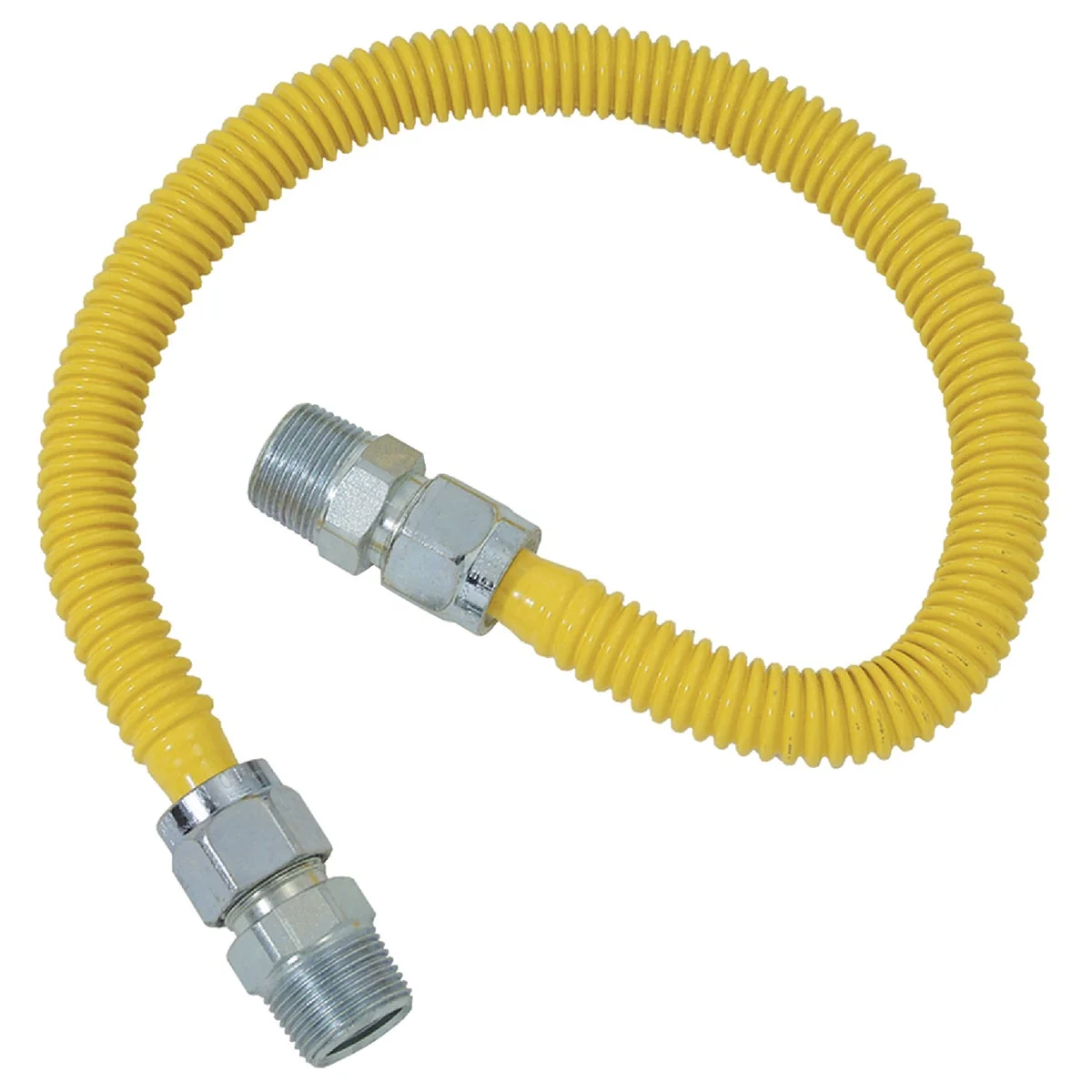 Excellent Dormont 5 8 In. OD x 24 In. Coated Stainless Steel Gas Connector 1 2 In. MIP Tapped 3 8 In. FIP x 1 2 In. MIP Tapped 3 8 In. FIP Fashionable